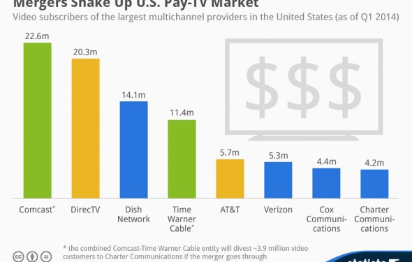 Pay TV Industry Infographic