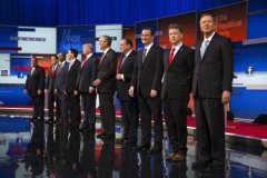 Ten presidential candidates took the stage for the first Republican presidential debate at the Quicken Loans Arena in Cleveland earlier this month.